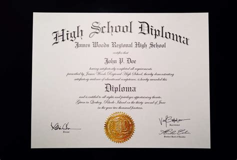 Personalized Custom Home School Diploma and Transcript High School Education GED. . Fake ged maker free